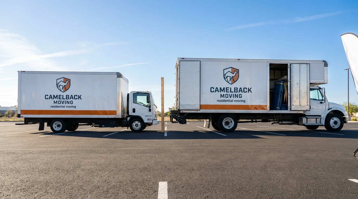 Moving truck size capacity guide in Weston